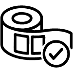 kennzeichnung-1 Dreieckiges Schild mit einer Schneeflocke in der Mitte.