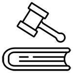 Ein schwarzes, abstrahiertes Symbol auf weißem Hintergrund. Aufgrund der sehr geringen Auflösung und der fehlenden Details ist das dargestellte Motiv nicht eindeutig identifizierbar.